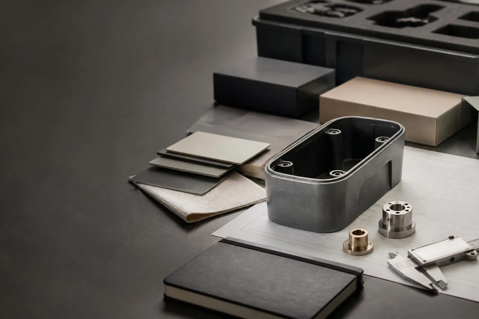 Components, materials and tools used in manufacturing preparation